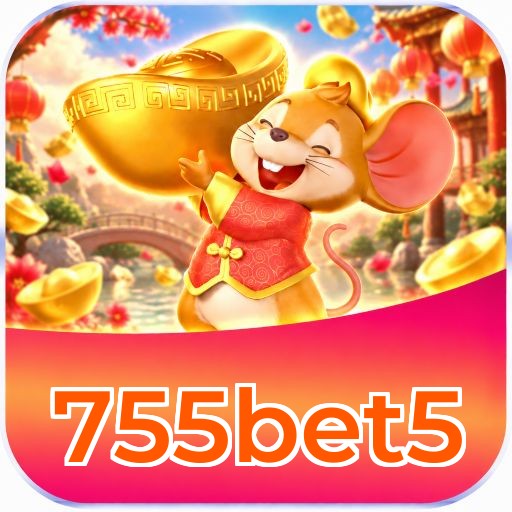 Interface da plataforma 755bet5 mostrando slots populares e bônus de boas-vindas